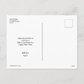 「ファララララマ」ホリデーポストカード シーズンポストカード (裏面)