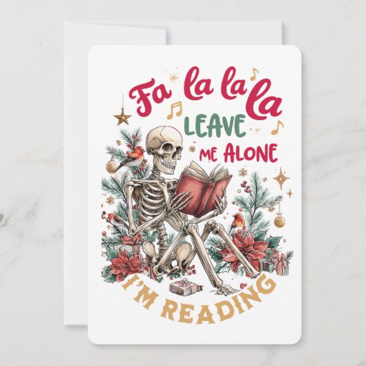 ファララララ 私を一人にして 読書中 シーズンカード (正面)