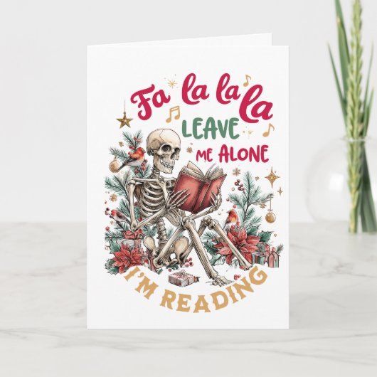 ファララララ 私を一人にして 読書中 シーズンカード (正面)