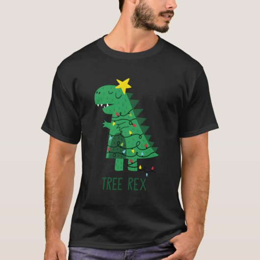 ファラララーツリーレックスメリー恐竜 Tシャツ (正面)
