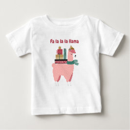 ファラララ ラマ ホリデー ベイビー Tシャツ