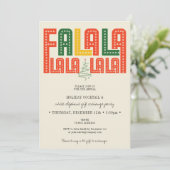 ファララレッドホリデーカクテルホワイトエレファントパーティー 招待状 (スタンド正面)