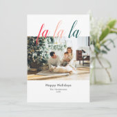 ファララ手書きシンプル写カラフル真 シーズンカード (スタンド正面)