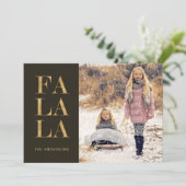 ファララ4フォトコラージホリデーフ素朴ラットカード シーズンカード (スタンド正面)