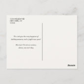 ファララ |パステルカラー |かわいい写真の休日 ポストカード (裏面)