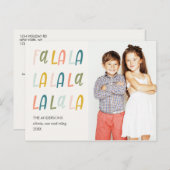 ファララ |パステルカラー |かわいい写真の休日 ポストカード (正面/裏面)