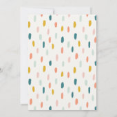 ファララ |パステルカラー |クリスマスパーティー 招待状 (裏面)