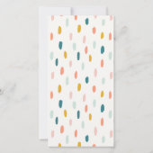 ファララ |パステルカラー |ホリデーフォトカード カード (裏面)