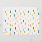 ファララ |パステルカラー |ホリデーフォトカード カード (裏面)