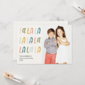 ファララ |パステルカラー |休日3フォトカード カード (正面/裏面インサイチュ)