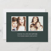 ファララ |パステルカラー |休日3フォトカード カード (裏面)