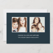 ファララ |パステルカラー |休日3フォトカード カード (裏面)