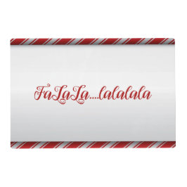 「ファララ…」ホリデー プレイマット ラミネート プレート