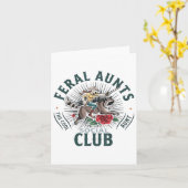 ファラルアーンツソーシャルクラブザクール叔母ラクーン カード (黄色い花)