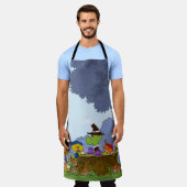 ファラルドとパール エプロン (着用した状態)