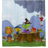 ファラルドとパール シャワーカーテン (正面)