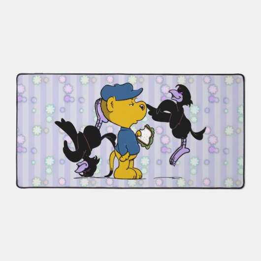 ファラルドと厄介なカラスの子供たち デスクマット (正面)