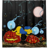 ファラルドと腐ったカボチャ シャワーカーテン (正面)