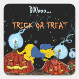 ファラルドと腐ったカボチャ スクエアシール