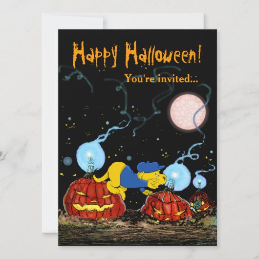 ファラルドと腐ったカボチャ 招待状 (正面)