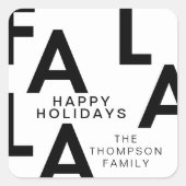 ファラレターミニマルはっきりしたリストホワモダンイト スクエアシール (正面)