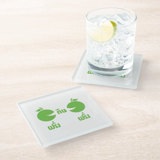 ファランジンファラン ガラスコースター (アングル)