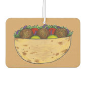 ファラ詰まったフェルトピタサンドイ地中海のッチ カーエアーフレッシュナー (正面)