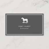 ファリアビジネスカード、馬トレーナービジネスカード 名刺 (正面)