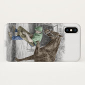 ファリアブラックスミスのシューイング馬 Case-Mate iPhoneケース (裏面(横))