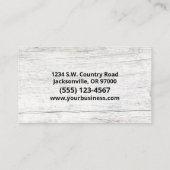 ファリアホースシューサービスウッド 名刺 (裏面)