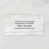 ファリアホースシューサービスウッド 名刺 (裏面)