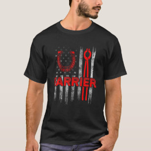 ファリアーホースシューフーオフトリムウマ科のシューイング Tシャツ