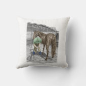 ファリア鍛冶屋トリミングホースホフ クッション (裏面)