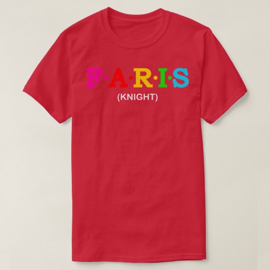 ファリスナイト Tシャツ (デザイン正面)