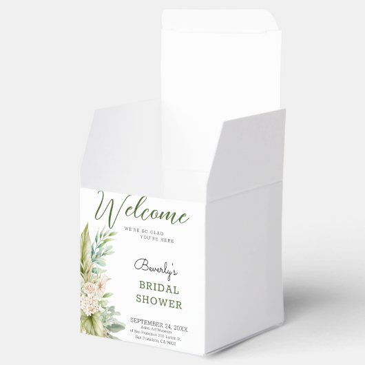 ファリチュアパンパスブライダルシャワーボックス フェイバーボックス (オープン)