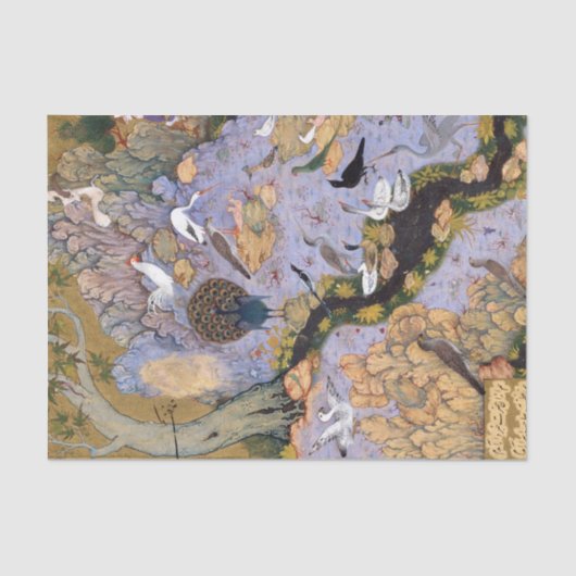 ファリッド・アル・ディン「アタール鳥のコンコース 薄葉紙 (正面)