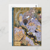 ファリド・アル・ディン『鳥のコンコースをアタール』 ポストカード (正面/裏面)