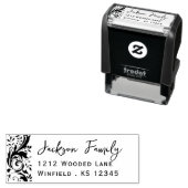 ファリファンシーーシファミリー差出人住所 セルフインキングスタンプ (インサイチュ)