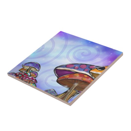 ファリーマッシュルームアート タイル (側面)