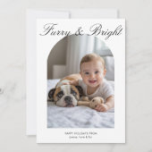 ファリー＆ブライト ほっこり家族のホリデーカード シーズンカード (正面)