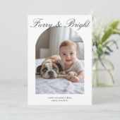 ファリー＆ブライト ほっこり家族のホリデーカード シーズンカード (スタンド正面)