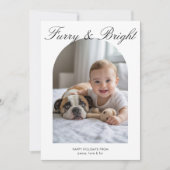 ファリー&ブライト コジー ファミリー ホリデー カード (正面)