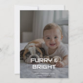 ファリー＆ブライト コージー プレイフル ファミリー クリスマス カード (正面)