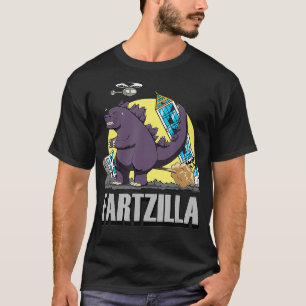 ファルおもしろいツィラ恐竜おもしろいディノジョーク間抜けハム Tシャツ