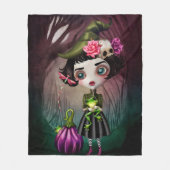 ファルイーザの小さな魔女 フリースブランケット (正面)