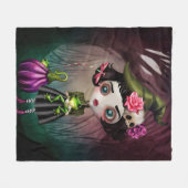 ファルイーザの小さな魔女 フリースブランケット (正面(横))