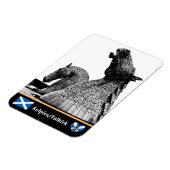 ファルカークのケルピーと彫像/スコットランドアート マグネット (左側)