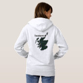 ファルカーソンクランバッジ&タータンチェックw/モットー パーカ (裏面フル)