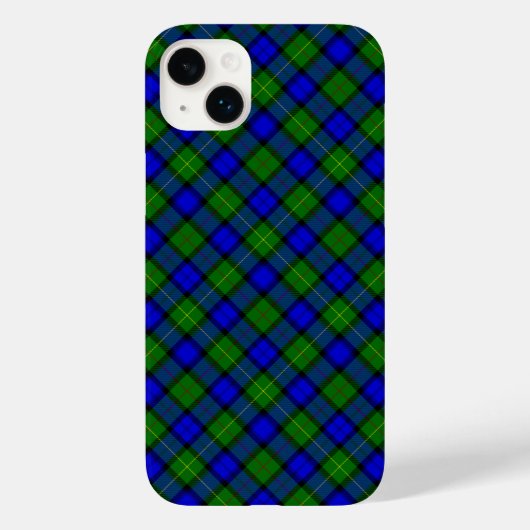 ファルカーソンタータンチェックブルーグリーンプライド Case-Mate iPhoneケース (裏面)