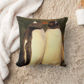 ファルクランズ諸島。Gentooペンギン。(火砕石) クッション (ブランケット)